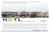 PITTSBURGH & DOE (NETL) PARTNERSHIP 2017 … · total estimated thermal efficiency between 80 and 85 percent. • The SOFC process the power plant uses emits virtually no pollutants