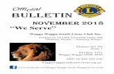 Official BULLETIN - Wagga Wagga South Wagga Lions Club 2018-11-17آ  BULLETIN Official Wagga Wagga South