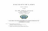 FACULTY OF LAWSgndu.ac.in/syllabus/201920/LAWS/LLB THREE YEARSE FOR... · 2019-09-18 · *Moot Court Exercise and Internship 50 Marks ... Harish Chandra Rawat & Anr. SLP No. 11567/2016