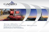 Torq-Matic Automated Floor Wrench - Nabors Industries · Allows the wrench to reach operating temperature without activating the spinner assembly, improving safety while reducing