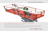 RT HEAVY DUTY PIPE RACK - SkyJack · Ideal for HVAC, plumbing and fire sprinkler installation, the heavy duty pipe rack is designed for durability and sturdiness. The pipe rack provides