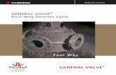 GENERAL VALVE Four-Way Diverter Valve - General 4-way diverter valve.pdf · FOUR WAY DIVERTER VALVE Features and Benefits 1 DIMENSION TABLES Gear Operated 3 Hydraulic Operated 4 ACTUATORS