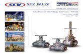 Bolted Bonnet OS&Y Wedge Gate Valves - API 600 · SCV VALVE manufactures superior cast body, bolted bonnet OS&Y gate valves in a variety of materials, trims, packing types, sizes