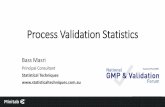 Process Validation Statistics · • Minitab Statistical Software was first developed in 1972 by three professors to teach their students statistics. Minitab is still a leading provider