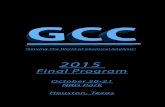 1... 5 Gulf Coast Conference Program The Gulf Coast Conference Magazine is a copy-righted publication of the The Gulf Coast Confer-ence, 13921 Highway 105 W #163 Conroe, TX 77304;