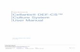 Cellartis® DEF-CS™ Culture System User Manual · Cellartis® DEF-CS™ Culture System User Manual(111518) Takara Bio Europe AB. A Takara Bio Company Page 3 of 12 I. Introduction
