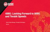 400G - looking forward to 800G and Terabit SpeedsB4) 400G... · 2019-05-31 · • IEEE 802.3bs™/D3.5 (Ethernet) Clause 120D.3.1 200GAUI-4 or 400GAUI-8 transmitter characteristics:
