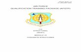AIR FORCE QUALIFICATION TRAINING PACKAGE (AFQTP) · air force qualification training package (afqtp) for structural (3e3x1) module 16 concrete structures . afqtp 3e3x1-16 table of
