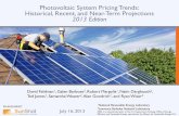 Photovoltaic System Pricing Trends: Historical, Recent ...July 16, 2013 . Photovoltaic System Pricing Trends: Historical, Recent, and Near -Term Projections . 2013 Edition . David