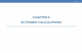 CHAPTER II AC POWER CALCULATIONSeee.guc.edu.eg/Courses/Electronics/ELCT401 Electric... · CHAPTER II AC POWER CALCULATIONS 1. Contents • Introduction ... A resistive load absorbs