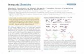 Modular Synthesis of Metal Organic Complex Arrays Containing …yaghi.berkeley.edu/pdfPublications/15-modularmoca.pdf · 2015-02-17 · multimetal assemblages containing diﬀerent