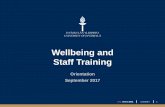 Wellbeing and Staff Training · Piia Löppönen, HR Specialist, HR Services Wellbeing & Performance at work and Personnel Policy Development discussions Vartu Absences Safety University