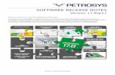 SOFTWARE RELEASE NOTES - Petrosys · SOFTWARE RELEASE NOTES Version 17.8sp11 Petrosys 17.8 focuses on improved mapping and editing of data. In this release, the spatial editor now