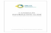 CANDIDATE INFORMATION GUIDE - IBLCE · CANDIDATE INFORMATION GUIDE For initial, repeat, and lapsed candidates who plan to apply for the IBCLC® examination As an International Organisation,