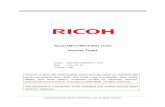 Aficio MP C3001/C3501 series Security Target · 2011-11-21 · Security Target Author : RICOH COMPANY, LTD. Date : 2011-07-18 Version : 1.00 Portions of Aficio MP C3001/C3501 series