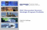 RAC Discussion Session: Strategic Program Portfoliomydocs.epri.com/.../E236036_RAC_Discussion_Session_3_11.pdf · 2011-03-14 · RAC Discussion Session: Strategic Program Portfolio