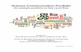 Science Communication Portfolio - University of Hawaii · Science Communication Portfolio An example portfolio on Sea Level Rise Created by: ... Elevator Pitch 3-Minute Talk Formal