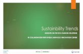 Sustainbility Trends · retail. In sourcing, the manufacturers are looking to increase the traceability of ... *2015 Nielsen Global Corporate Sustainability Report. 1. Sustainability