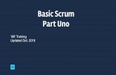 Basic Scrum Part Unoand ceremonies of scrum and the special nature of the Scrum team. Goal of Basic Scrum Module. Part 2: Sprint Planning During the Sprint Sprint Review Sprint Retrospective