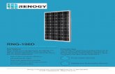 RNG-100D - solar panel kits | Portable Solar Generator...RNG-100D Sleek design and a durable frame, the Renogy 100 Watt 12 Volt Monocrystalline Panel provides you with the highest