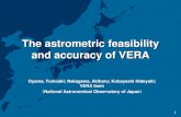 The astrometric feasibility and accuracy of VERA · VERA correlator process one or two narrow band width (16MHz or 32MHz) with high frequency resolution (16.625kHz) and one wide band