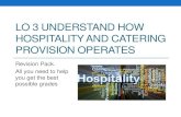 LO 3 Understand how hospitality and catering provision ...keswickfood.weebly.com/uploads/1/8/2/3/18232195/lo2_revision.pdfLO2 Understand how hospitality and catering provision operates.