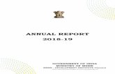 ANNUAL REPORT 2018-19 · 2019-11-25 · ANNUAL REPORT 2018-19 GOVERNMENT OF INDIA MINISTRY OF MSME MSME - DEVELOPMENT INSTITUTE Chennai – 60 0032