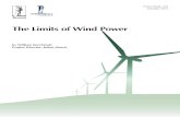 The Limits of Wind Power - Reason Foundation · Reason Foundation The Limits of Wind Power By William Korchinski Project Director: Julian Morris Executive Summary Environmentalists