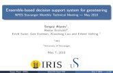 Ensemble-based decision support system for geosteering · Ensemble-based decision support system for geosteering NFES Stavanger Monthly Technical Meeting | May 2018 Sergey Alyaev1,