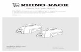 Mitsubishi Pajero Sport, Gen 3, Flush Rail SX066vpm.cdn.rhinorack.com.au/Instructions/Parts/Legs/SX066.pdf · 2019-08-01 · Mitsubishi Pajero Sport, Gen 3, Flush Rail SX066 Page