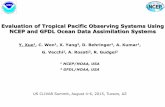 Evaluation of Tropical Pacific Observing Systems Using NCEP … · 2020-01-03 · Evaluation of Tropical Pacific Observing Systems Using NCEP and GFDL Ocean Data Assimilation Systems