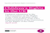 Children’s Rights in the UK...Updated submission to UN CRC in advance of the public examination of the UK’s implementation of CRC – April 2016 Equality and Human Rights Commission
