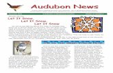Audubon News · 2009-09-07 · Audubon News Let It Snow, Let It Snow, Let It Snow December 2004 A publication of Mecklenburg Audubon Volume 10, Number 4 Audubon News is published