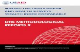 DHS METHODOLOGICAL REPORTS 9 · DHS METHODOLOGICAL REPORTS 9 Making the De M ographic anD health SurveyS Wealth inDex coMparable February 2014 This publication was produced for review