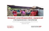 DEC HC Nepal response reviewDEC/HC Nepal earthquake appeal response review Summary Over 8790 people were killed and more than 22 300 injured when a 7.8 Magnitude earthquake struck