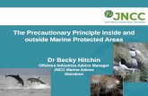 The Precautionary Principle inside and outside Marine Protected … · The Precautionary Principle inside and outside Marine Protected Areas Dr Becky Hitchin Offshore Industries Advice