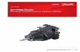 Reverse Displacement Motor (RDM), Cartridge Mount Service ...€¦ · • High capacity bearings to withstand axial fan forces • Complimentary to Danfoss Series 45 open circuit