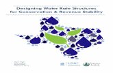 Designing Water Rate Structures for Conservation & Revenue ...texaslivingwaters.org/wp-content/uploads/2014/02/... · Part Three provides guidance on water utility rate structure