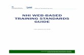NHI WEB-BASED TRAINING STANDARDS GUIDEContractors must make arrangements to temporarily host and test WBTs on their own server. Courseware Testing . The developer must ensure compliance