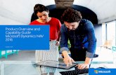 Product Overview and Capability Guide Microsoft …...Product Overview and Capability Guide Microsoft Dynamics NAV 2016 October, 2015 Microsoft Dynamics NAV Starter Pack Extended Pack