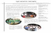 QUANTS NEWStqsc.co.in/pdf/quants-news-nov-15.pdf · 2016-03-15 · QUANTS NEWS Surveying. What is required is speed, trust and accuracy. We, The QS Co. U87 the largest QS Company