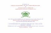 MALAIVEMBU I LAI CHOORANAM PAAV ANA OMUMrepository-tnmgrmu.ac.in/7135/1/320201508kalaivani.pdf · and homeopathy for referring the patients for clinical study. My sincere thanks goes