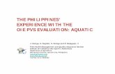 THE PHILIPPINES’ EXPERIENCE WITH THE OIE PVS EVALUATION .... Somga.pdf · Evaluation of Aquatic Animal Health Services in the Philippines July 2011 – BFAR requested through the