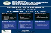 REGISTER AS A SPONSOR - goodyearpoa.org · GOODYEAR POLICE OFFICERS Title Sponsor $7,500 All Sponsor Benefits plus: ... • Recognition on all marketing and advertising collateral