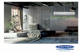 PRODUCT GUIDE 2019 AIR CONDITIONING - beijerref-carrier.com Brochure EN 2019.pdf · Carrier Inverter air conditioners can make compressors work quicker, to offer higher performance.