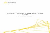 KNIME Tableau Integration User Guide · KNIME Tableau Integration User Guide Introduction This guide explains how to connect KNIME Analytics Platform with Tableau®. There are a few