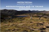 Kotahitanga mō te Taiao Strategy · vision is that our extraordinary natural heritage is flourishing, having been restored over large areas, including where people live. People live,