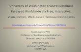 University of Washington FASDPN Database Released Worldwide … · 2017-03-08 · This presentation will showcase the release, of the University of Washington Fetal Alcohol Syndrome