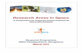Research Areas in Space DocMarch 2017 · 2017-06-12 · engineering methods. Limited 2D CFD data generated for validation heat flux. Validation of heat flux data for the current configuration