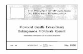 Provincial Gazette Extraordinary Buitengewone Provinsiale Koerant · 10-06-2011  · Vol. 18 Provincial Gazette Extraordinary Buitengewone Provinsiale Koerant (Registered as a newspaper).